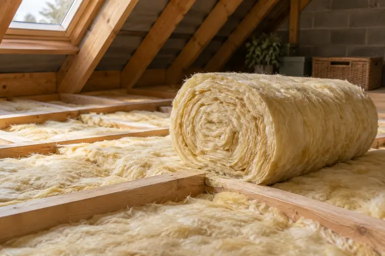 Loft insulation roll